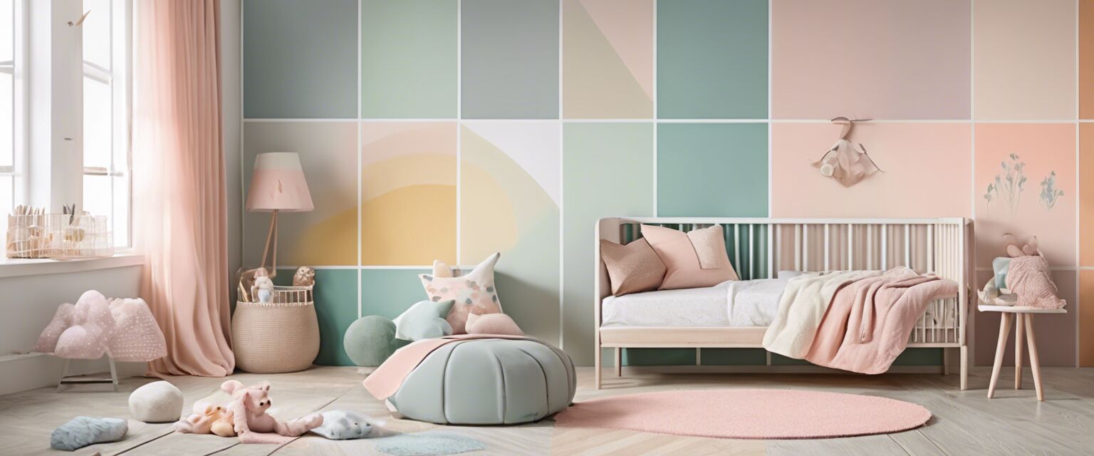 Nursery color palettes